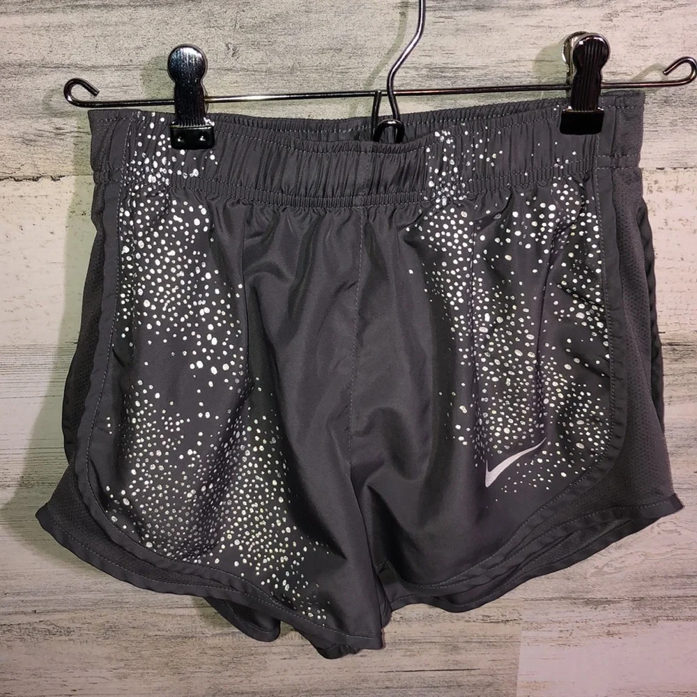 Nike dri fit shorts size XS SPARKLY or spotted shiny shorts athletic wear gym​​ - Picture 6 of 7
